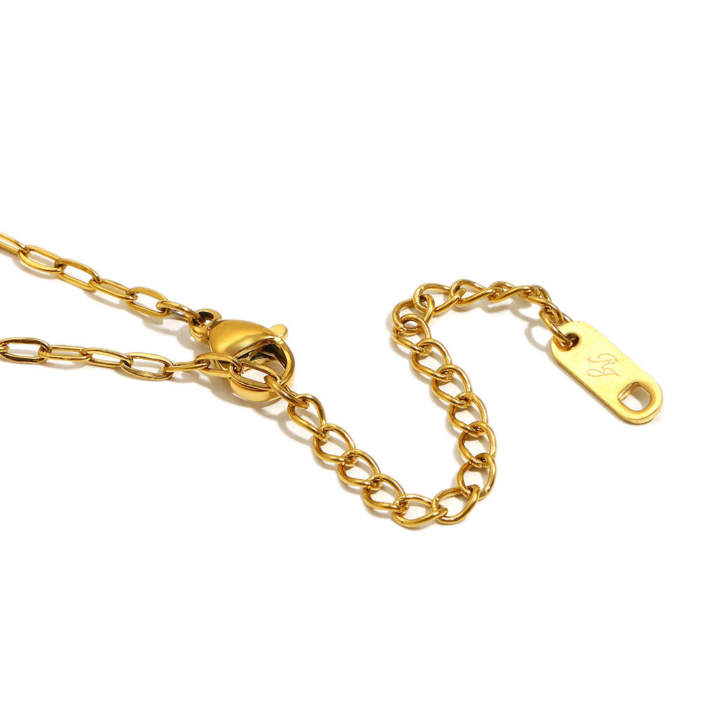 Amelie's Pearl Necklace In Sky Blue