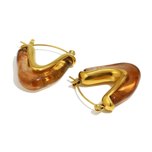 Lucinda's Tortoise Shell Hoops