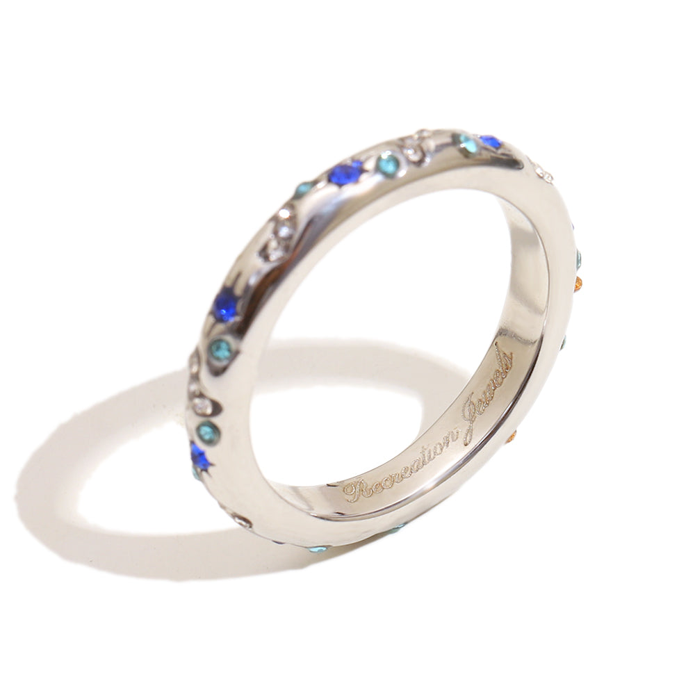 Naomie's moonshine ring in silver