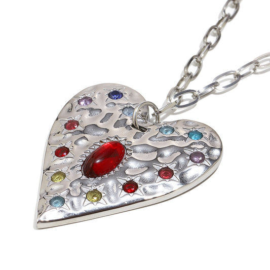 Annetta's Heart Pendant In Silver