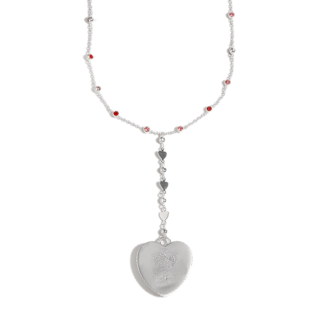 Margot's Heart Necklace in Silver