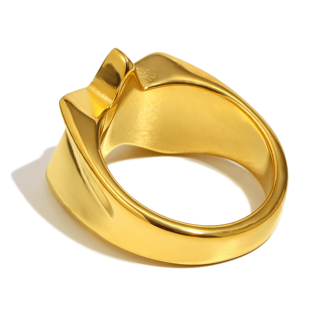 Cecily's Star Ring In Green