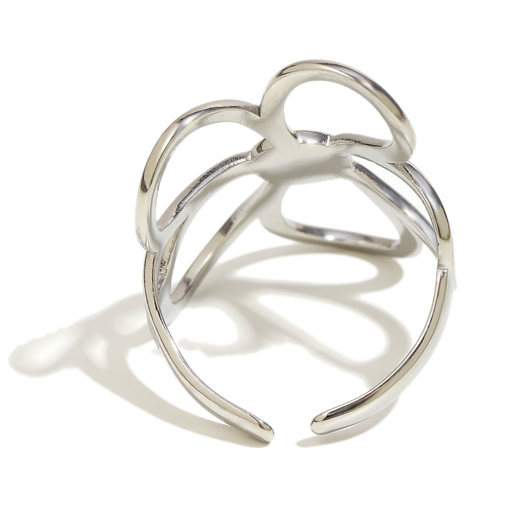 Colette's Flower Ring in Silver