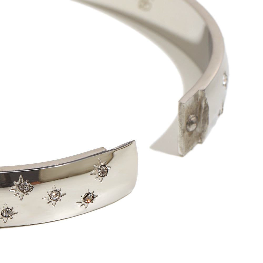 Alexandria's Starry Bangle In Silver