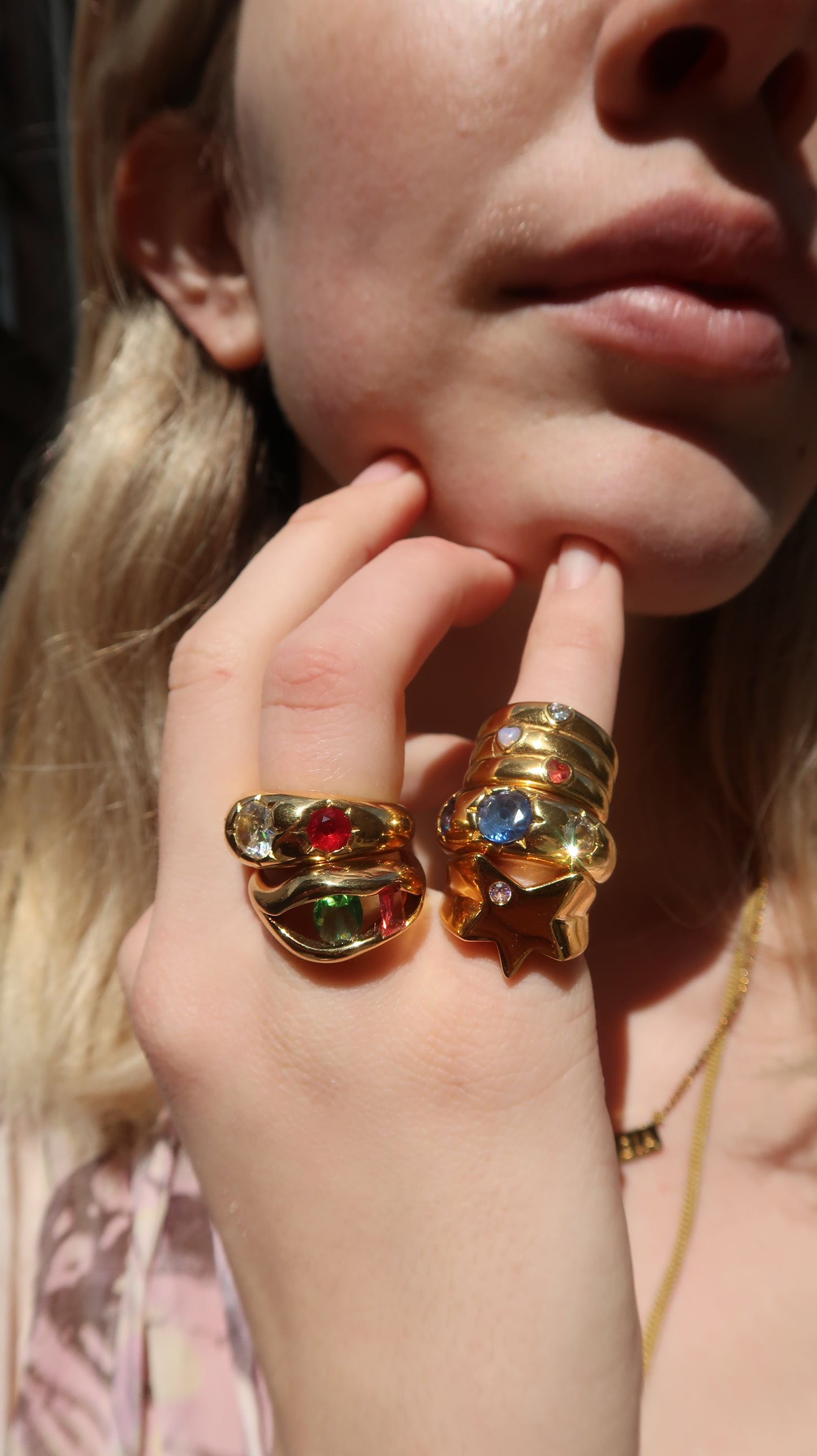 Sophie's Red Gemstone Ring