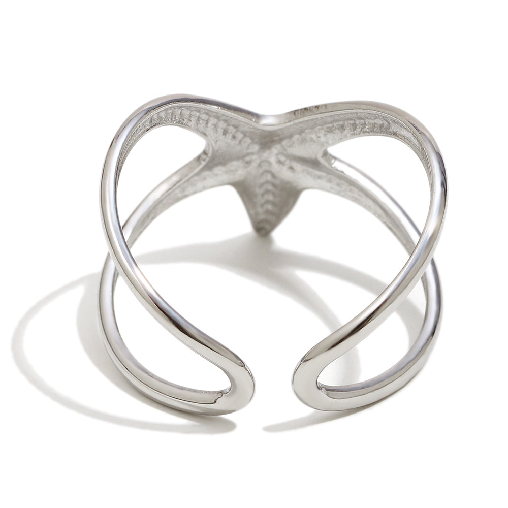 Sienna's Star Ring In Silver
