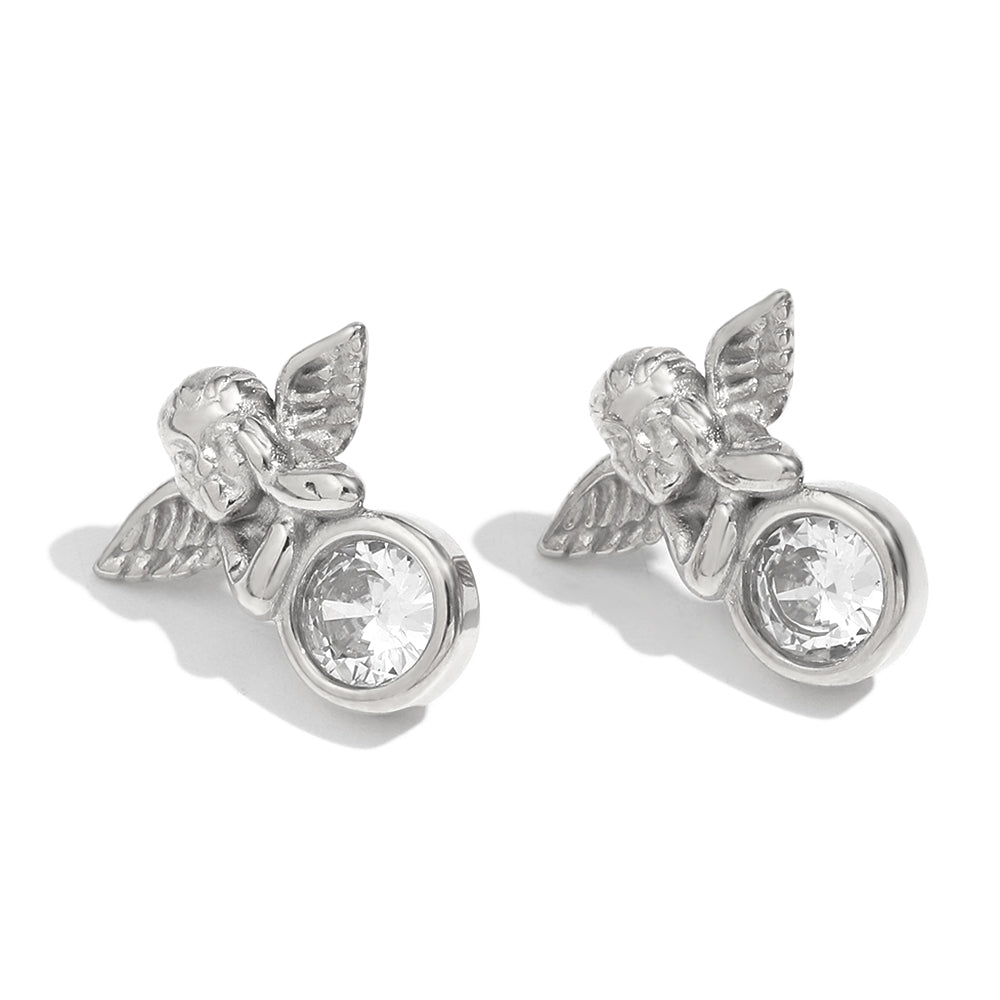 Pip's Cupid Earring In Silver