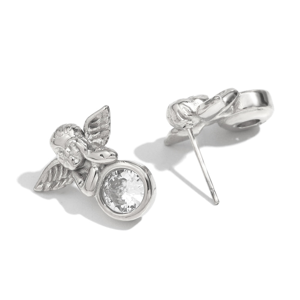 Pip's Cupid Earring In Silver