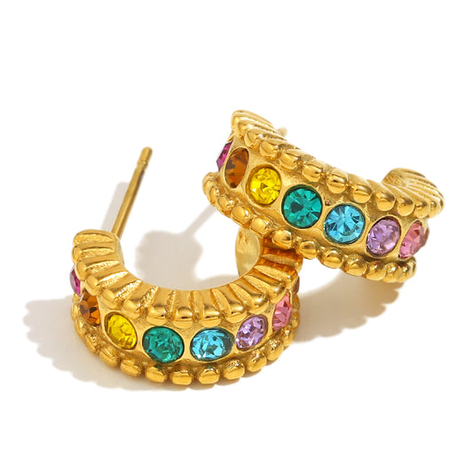 Claire's Rainbow Hoops