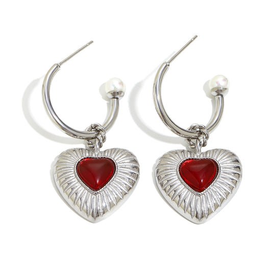Dolly's Hoop Earrings In Silver