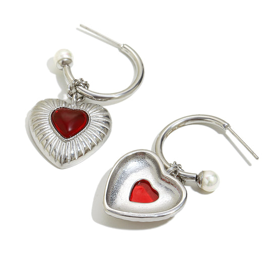 Dolly's Hoop Earrings In Silver