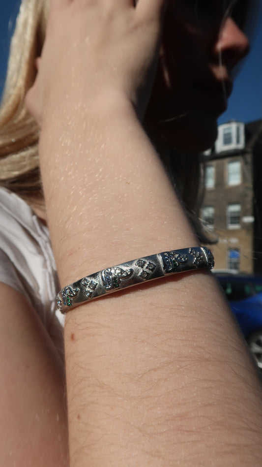 Francesca's Fortuna Bangle in Silver