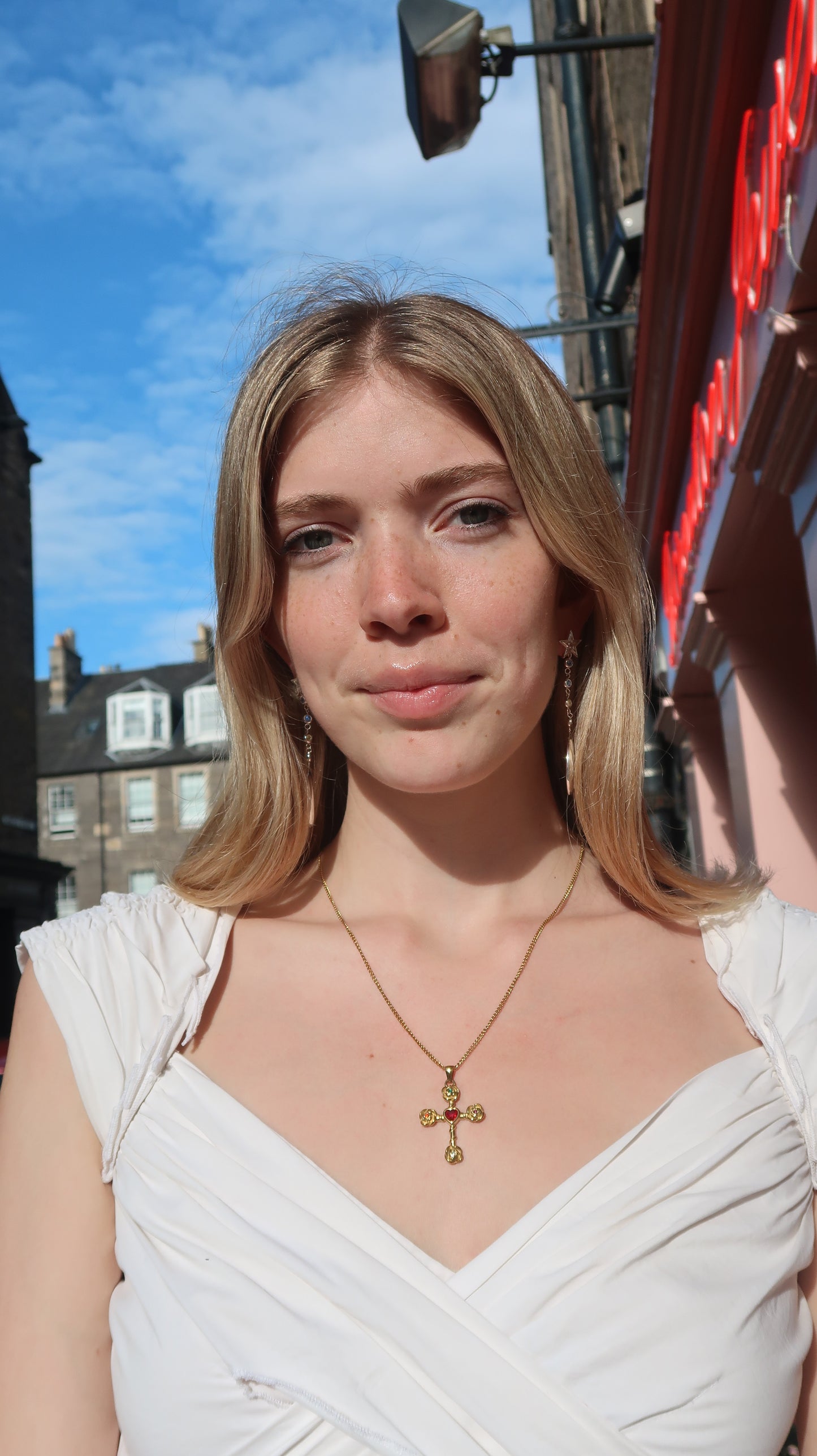 Rosie's Cross Necklace