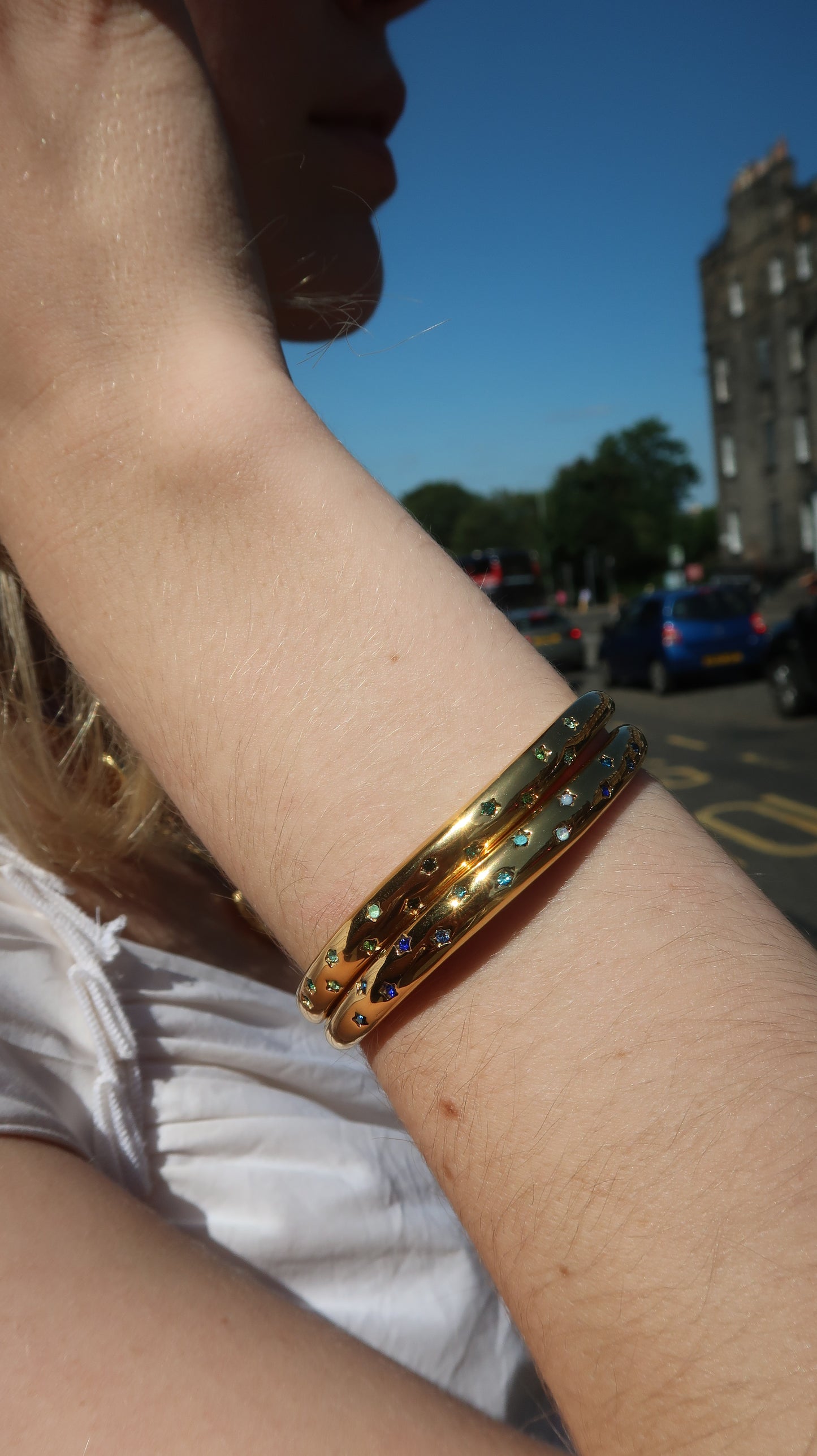 Eloise's Blue Star Bangle