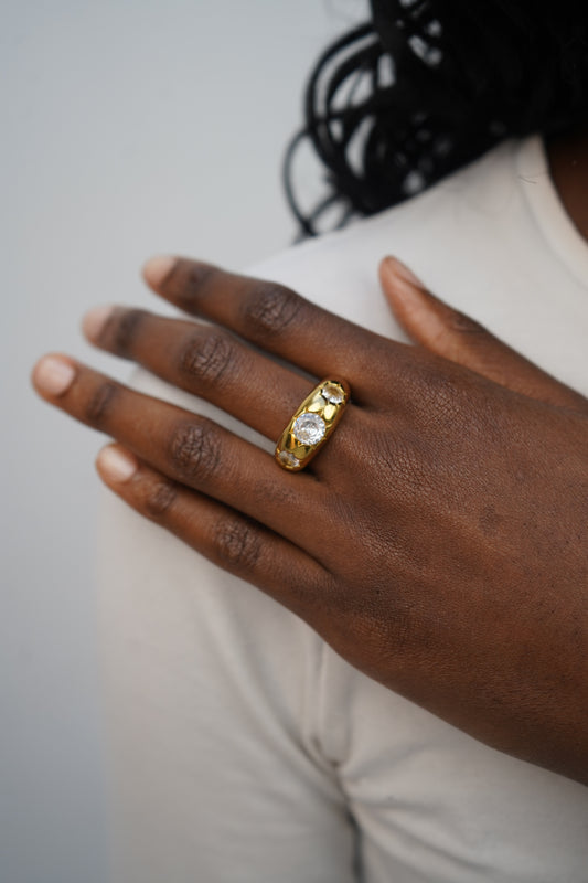 Sophie's White Gemstone Ring