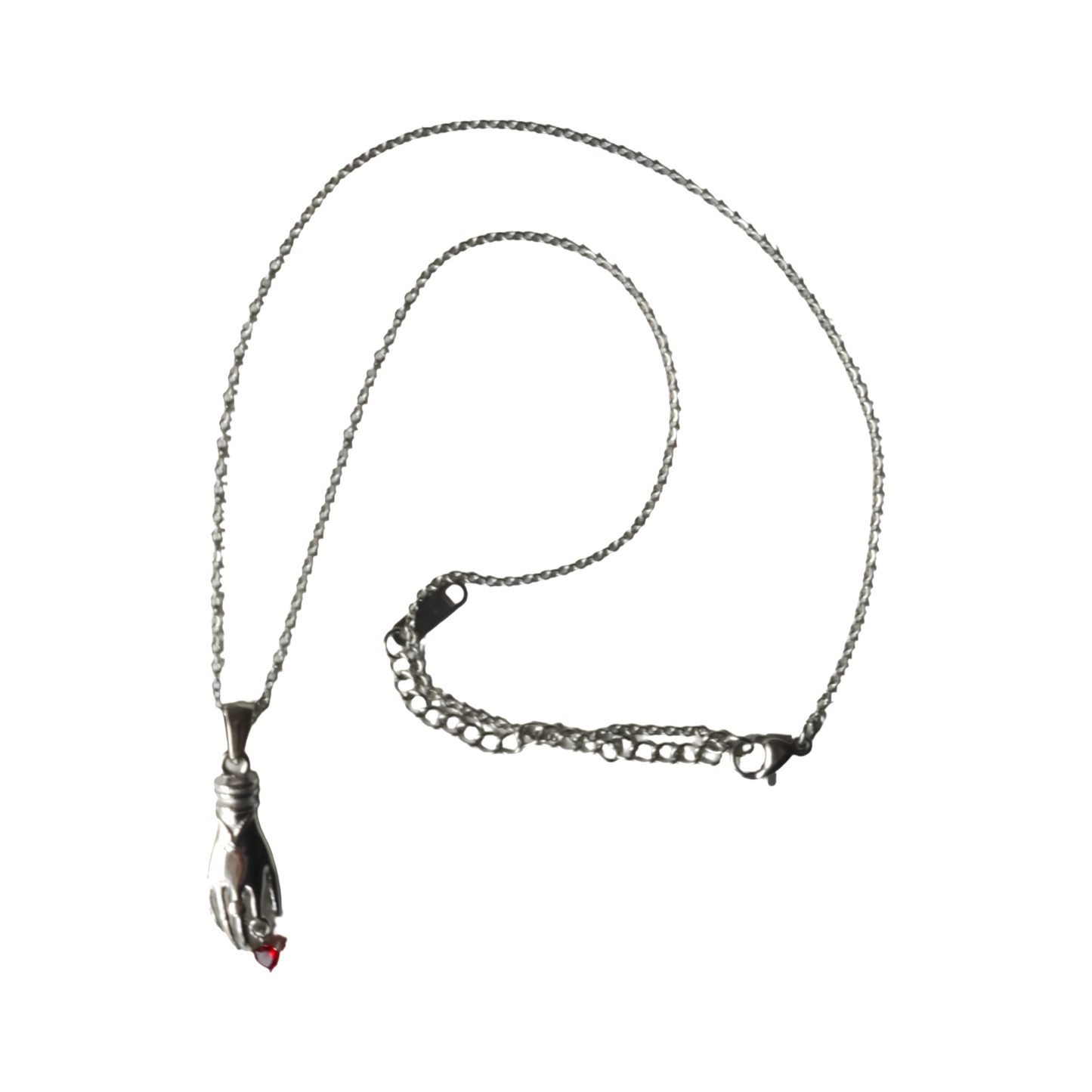 Cecilia's Hand Necklace In Silver