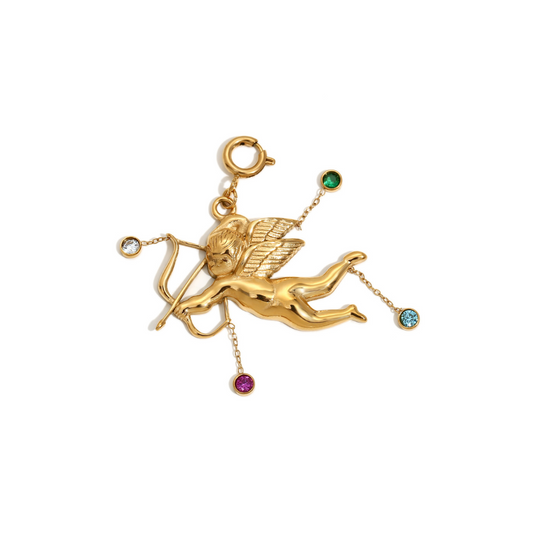 The Cupid Charm in gold