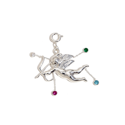 The Cupid Charm in silver