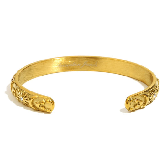 Maria's Celestial Bangle in Gold