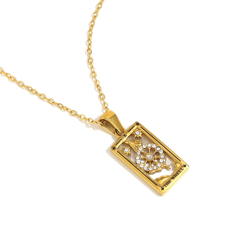 Amika's Wheel of Fortune Necklace