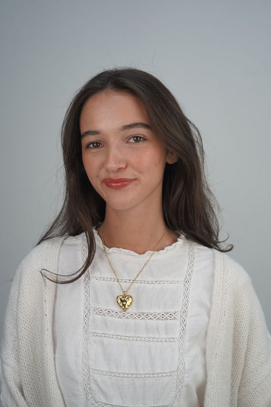 Iris’ heart necklace