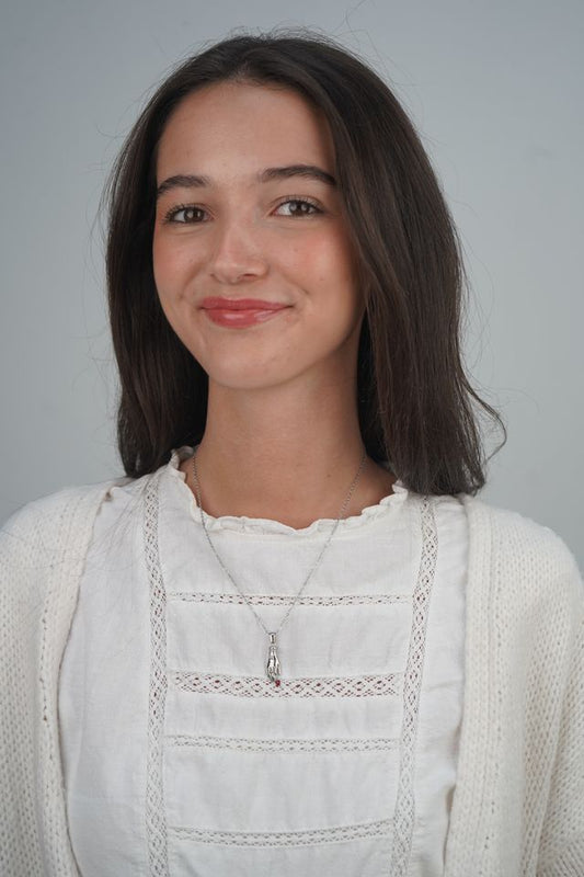 Cecilia's Hand Necklace In Silver