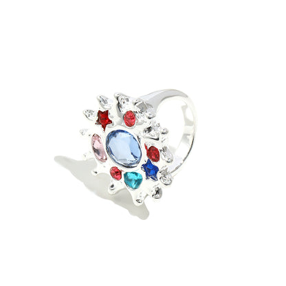 Katelyn's Colourful Ring In Silver