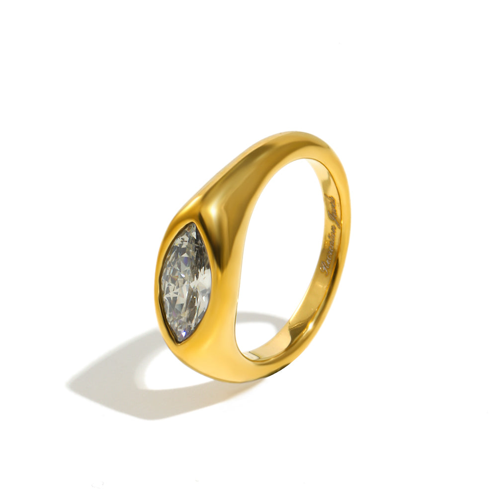 Bailey's Clear Gemstone Ring