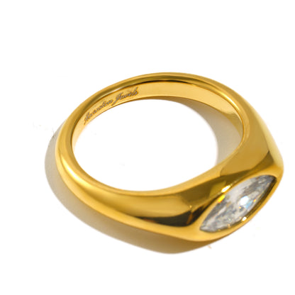 Bailey's Clear Gemstone Ring