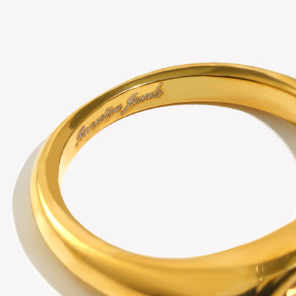 Bailey’s green gemstone ring