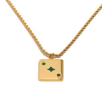 Vesper's Ace Of Diamonds Necklace