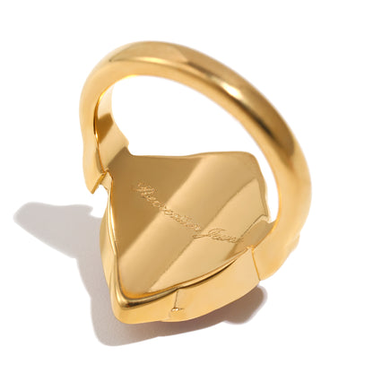 Eliana's Pink Ring In Gold