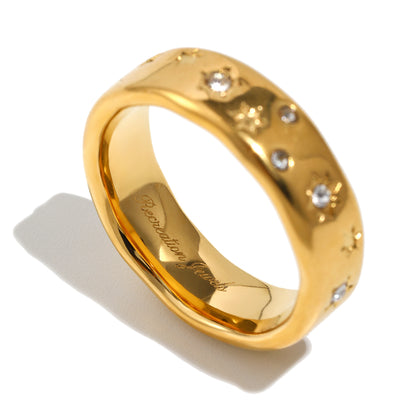 Nicolette's Celestial Ring In Gold