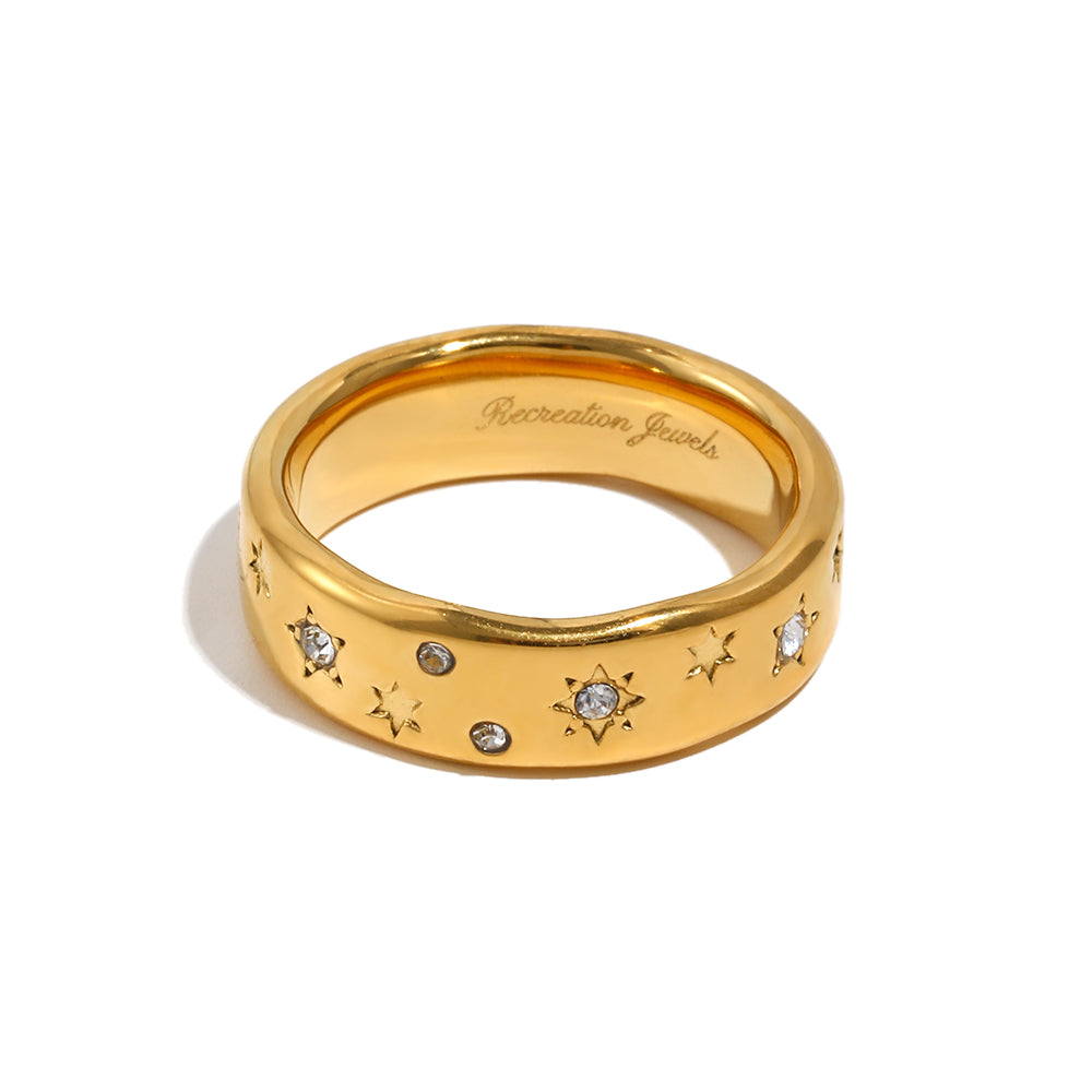 Nicolette's Celestial Ring In Gold