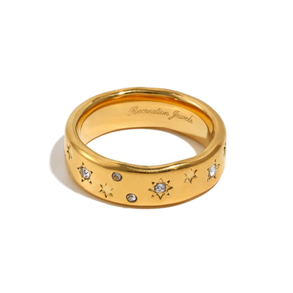 Nicolette's Celestial Ring In Gold