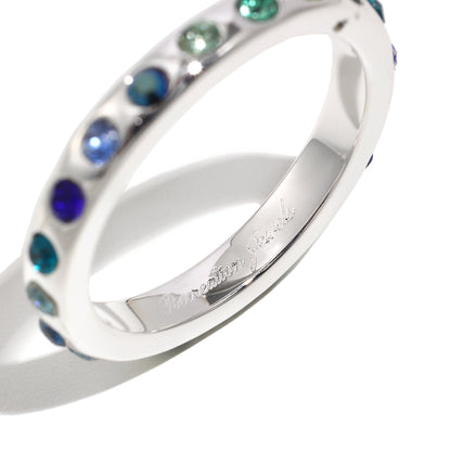 Ameya's Blue and Green Ring In Silver