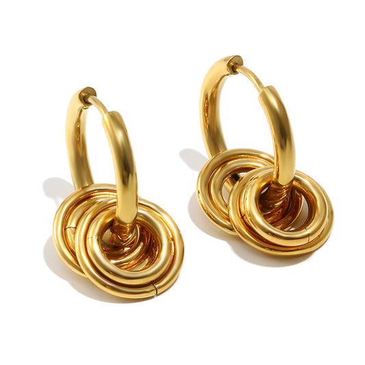 Allora's Gold Hoops