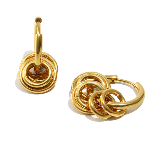 Allora's Gold Hoops