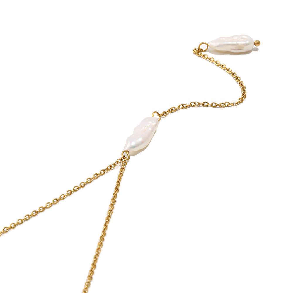 Evangeline's Pearl Drop Necklace