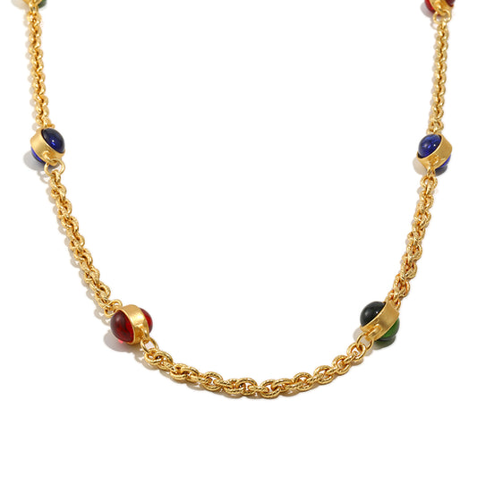 Farah's colourful gemstone chain