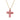 Petch's Pink Cross necklace
