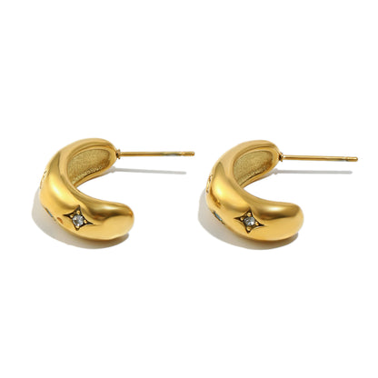 Alessandra's Star Hoops