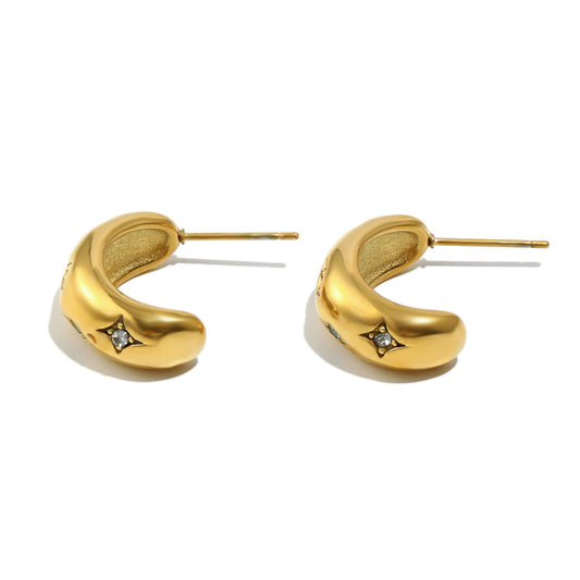 Alessandra's Star Hoops