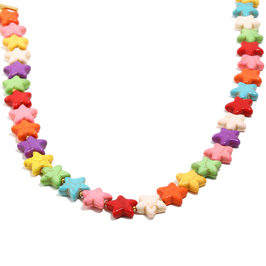 Marissa's Colourful Star Necklace