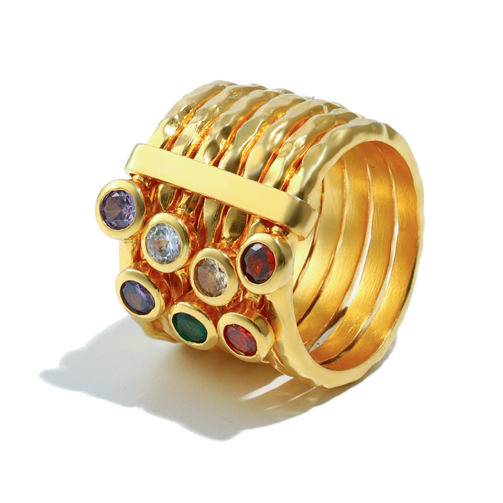 Octavia's stacked ring