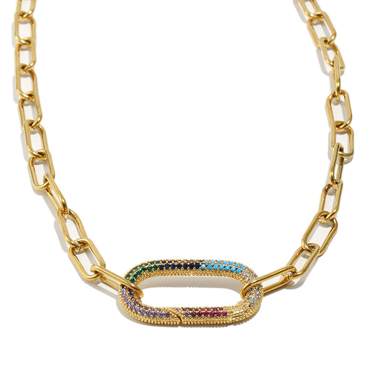 Corinne's Colourful Loop Necklace