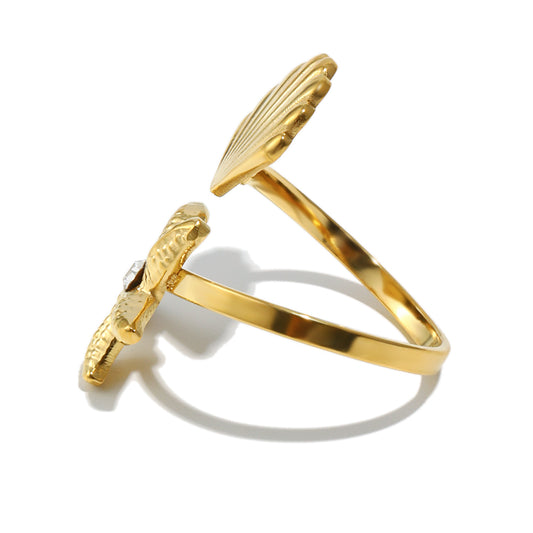 Skylar's Star And Shell Ring