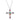 Ranee's colourful cross in Silver