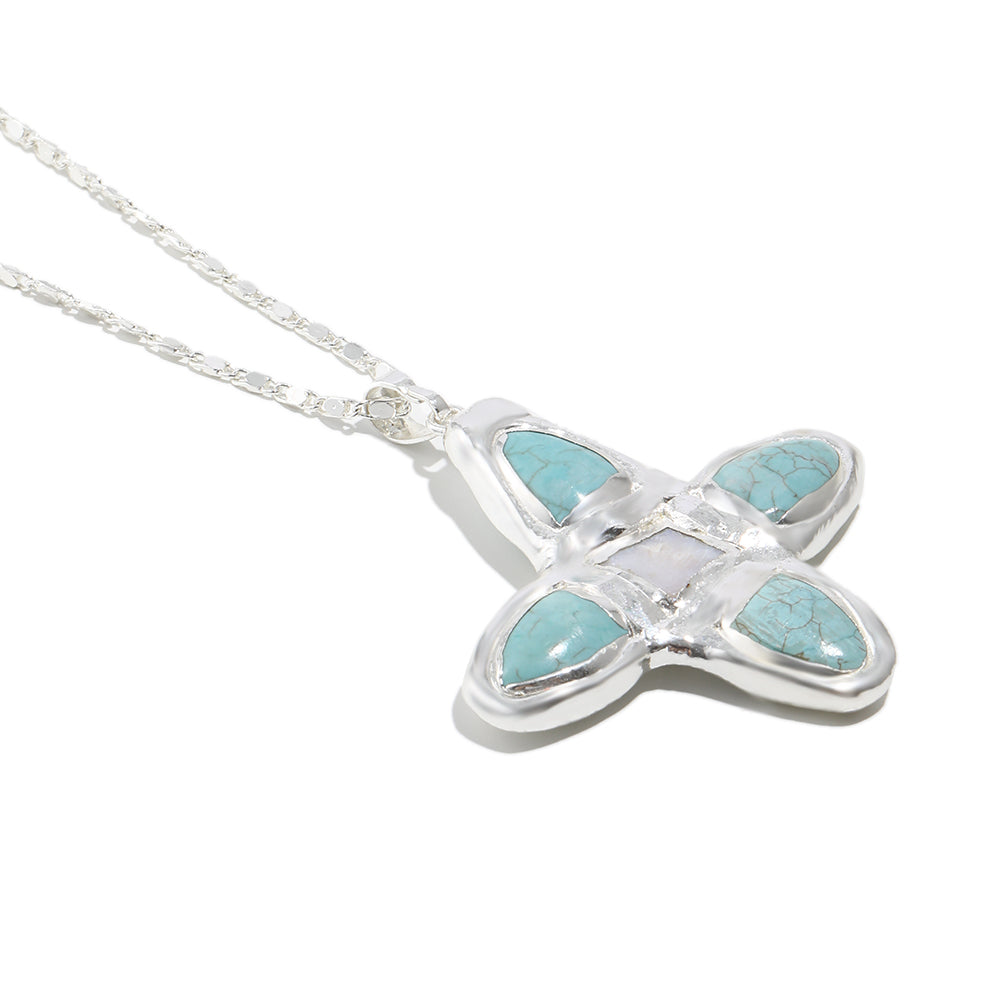 Irene's Silver Cross Necklace
