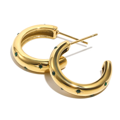 Sophie's Green Hoops